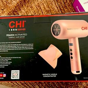 CHI Touch Activated Hair Dryer - Pink - 1500 Watt